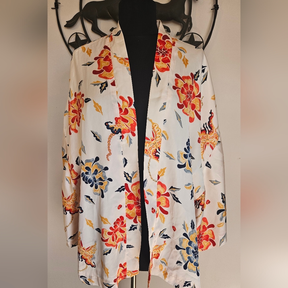 Floral Kimono Jacket size L